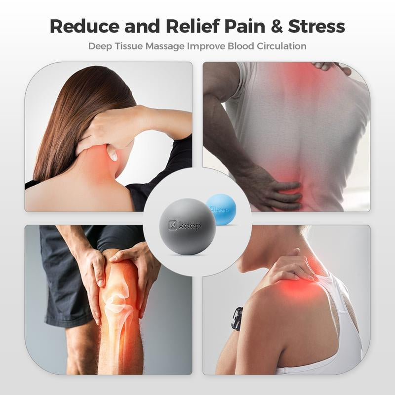 KEEP Fascia Ball, Ideal for Yoga, Deep Tissue Massage, Trigger Point Therapy and Myofascial Release Physical Therapy Equipment
