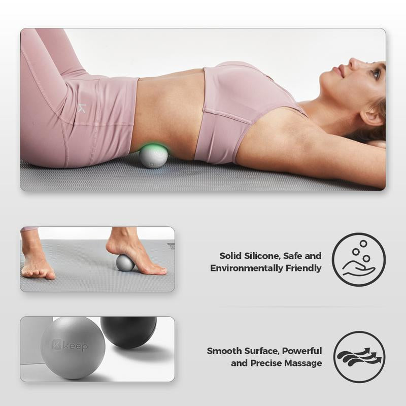 KEEP Fascia Ball, Ideal for Yoga, Deep Tissue Massage, Trigger Point Therapy and Myofascial Release Physical Therapy Equipment