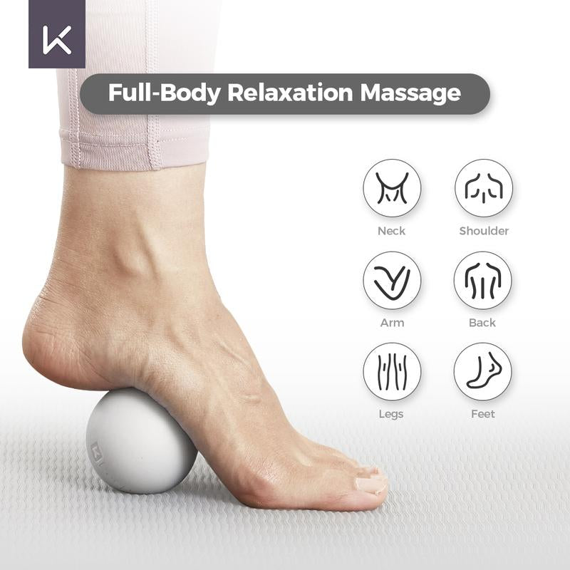 KEEP Fascia Ball, Ideal for Yoga, Deep Tissue Massage, Trigger Point Therapy and Myofascial Release Physical Therapy Equipment