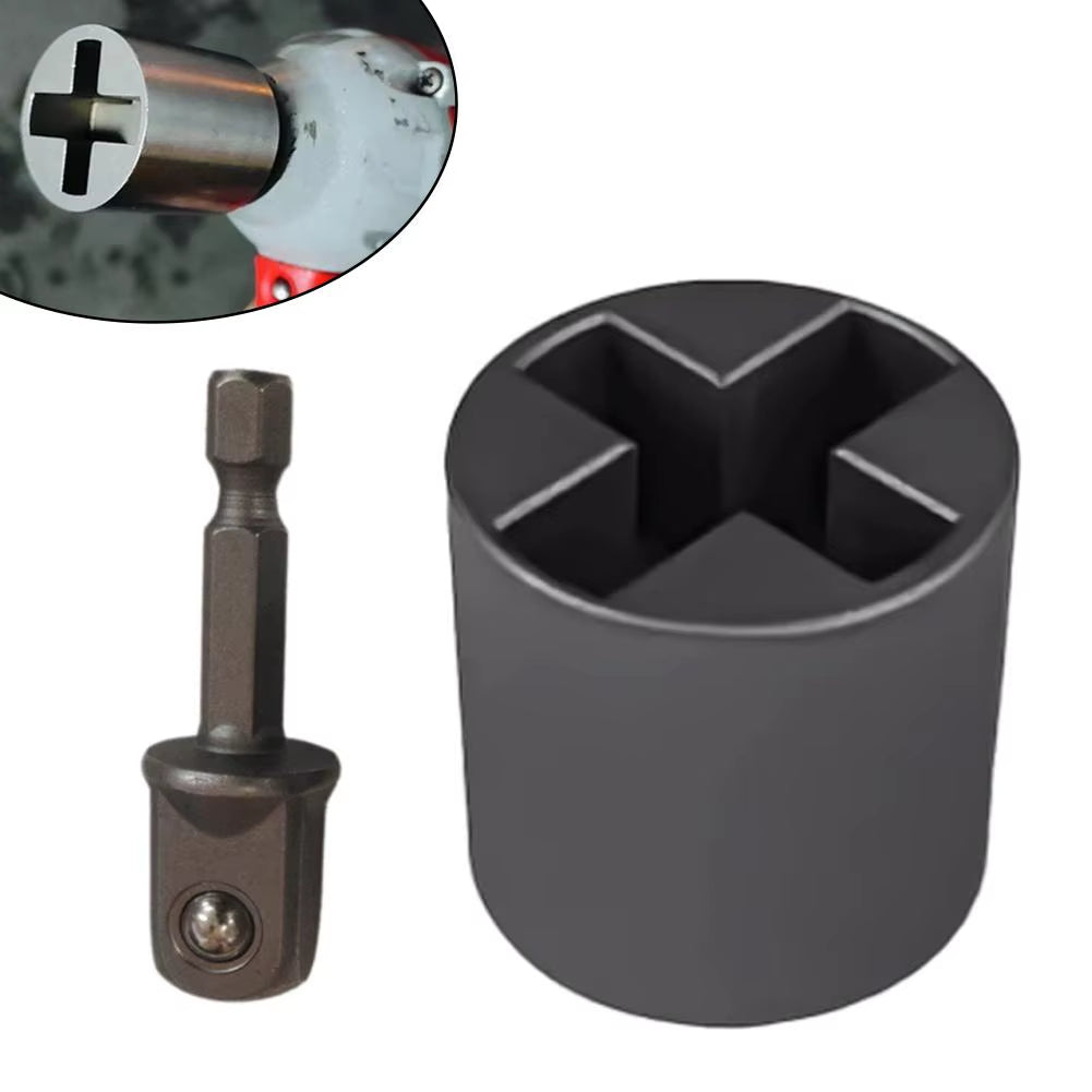 1Pc Universal Jack Socket Adapter for Hand Drill Labor-Saving Car Mounted Auxiliary Disassembly Wheel Jack Drill Adapter